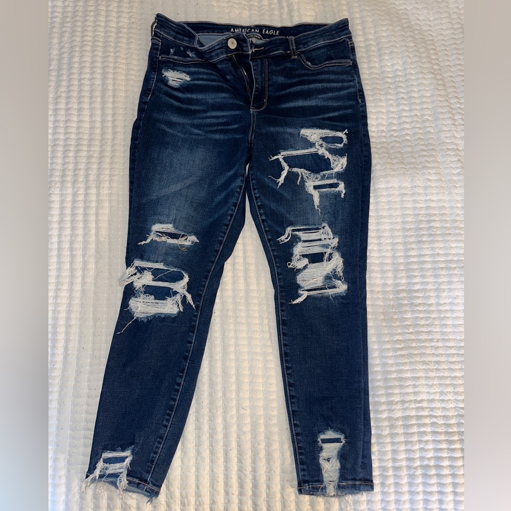 Size 18 extra stretchy American eagle skinny jeans